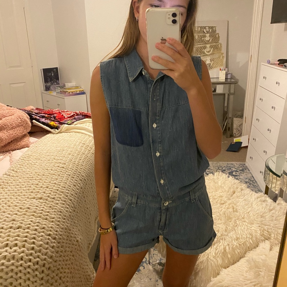 Rag & Bone denim romper